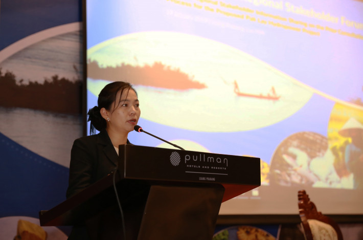 Ms. Phakhavanh Phissamy, Deputy Director General at the Department of Natural Resources and Environmental Policy