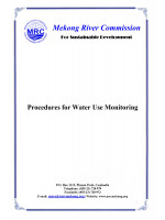 Procedures for Water Use Monitoring (PWUM)