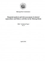 Financial Analysis and Risk Assessment of Selected Aquaculture and Fishery Activities in the Mekong Basin