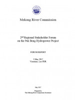 2nd Regional Stakeholder Forum on the Pak Beng Hydropower Project: Forum Report 