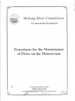Procedures for the Maintenance of Flows on the Mainstream (PMFM)