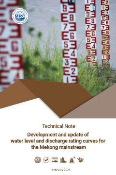 Development and update of water level and discharge rating curves for the Mekong mainstream